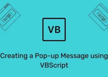 Создание всплывающего сообщения с использованием VBScript